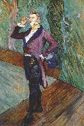 Henri De Toulouse-Lautrec The actor Henry Samary oil on canvas